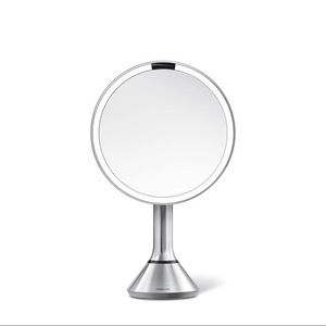 Simplehuman 8” round sensor mirror w/ 5x magnifier
